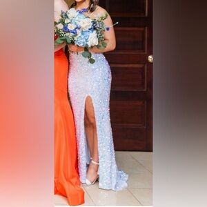 Faviana Prom Sequin Dress Size 2